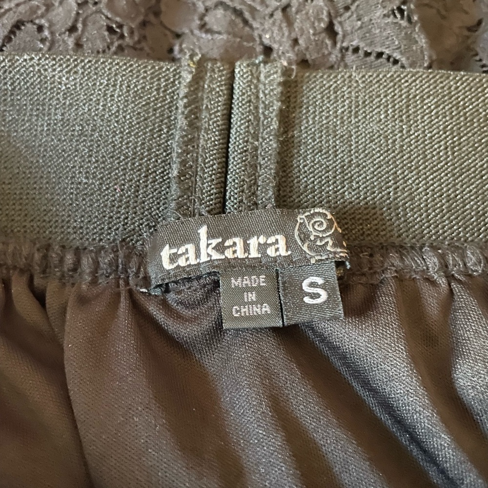 Takara black lace mini skirt - Picture 2 of 6
